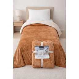 MANTA POLAR CON CORDERITO 1 PLAZA