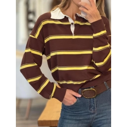 BLUSA CON RAYAS