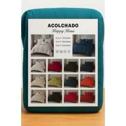 ACOLCHADO 2plz liso(24BZ1066) x20