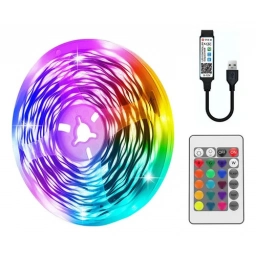 HILERA LUZ LED COLOR (24E1224) X 100